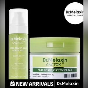 Dr Melaxin Cactox 2-Pc Set Pore Relief Jelly Toner & Mist - BRAND NEW & SEALED
